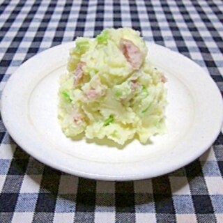 ウィンナーと野沢菜のポテトサラダ